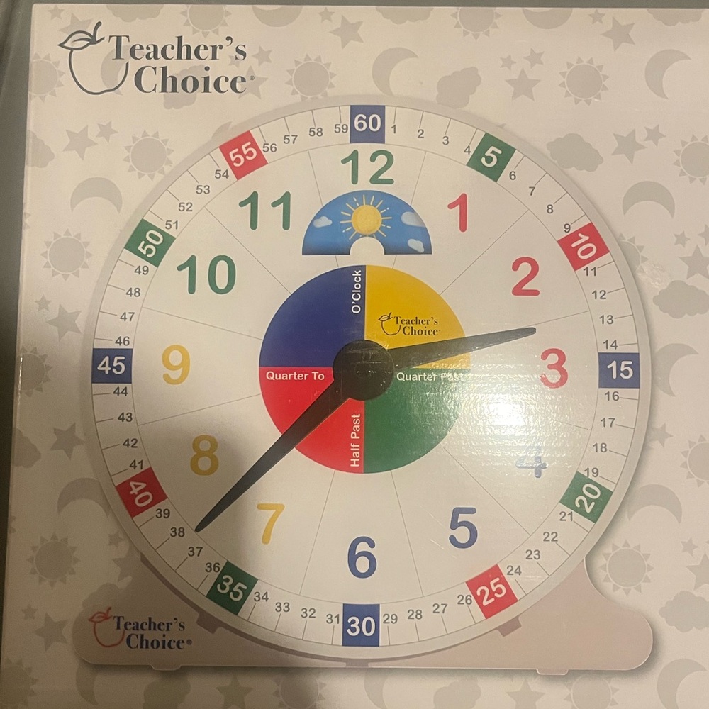 Kids learning clock teachers choice!